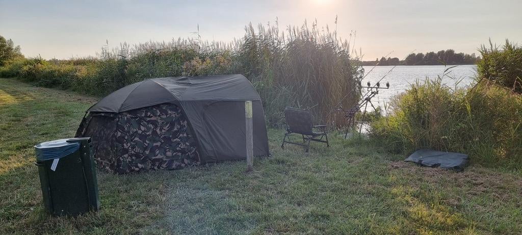 Trakker tempest aquatexx 100 ev DPM X bundel met social cap, Watersport en Boten, Ophalen, Gebruikt, Overige typen