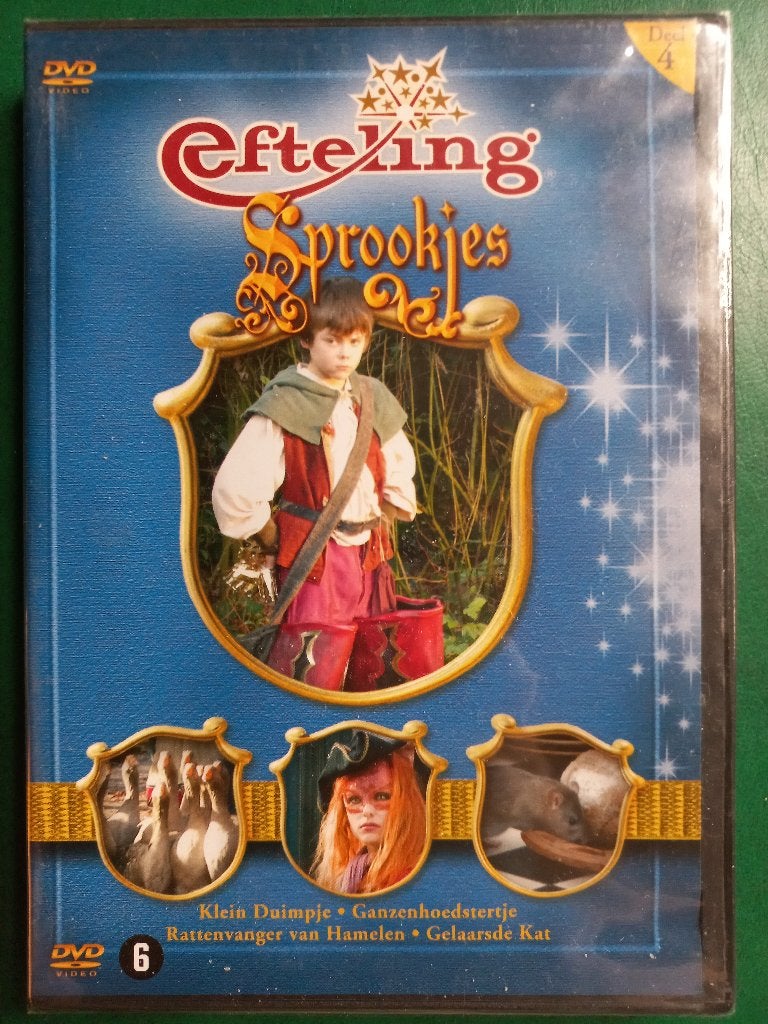 Efteling sprookjes deel 4 (nieuw in de verpakking), Avontuur, Verzamelbox, Alle leeftijden, Nieuw in verpakking