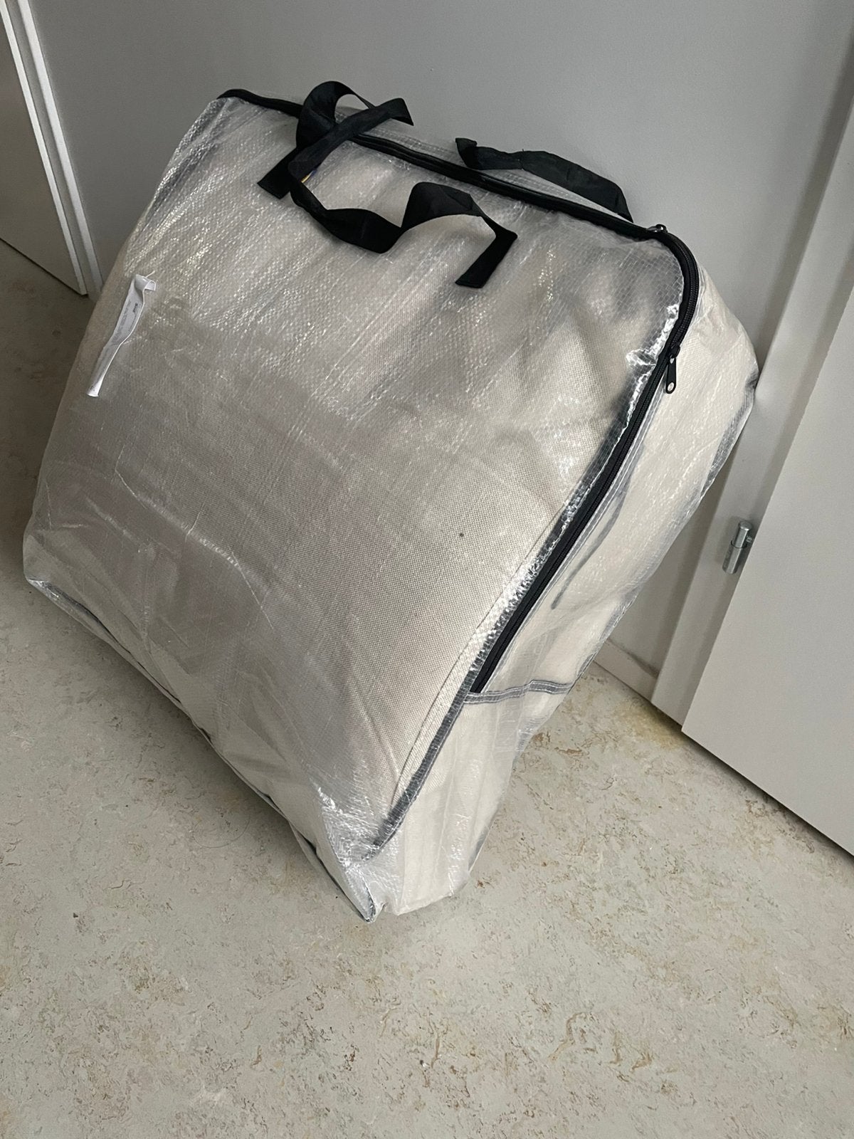 IKEA FRÖSÖN/DUVHOLMEN ligbedkussen – beige, Ophalen of Verzenden, Zo goed als nieuw