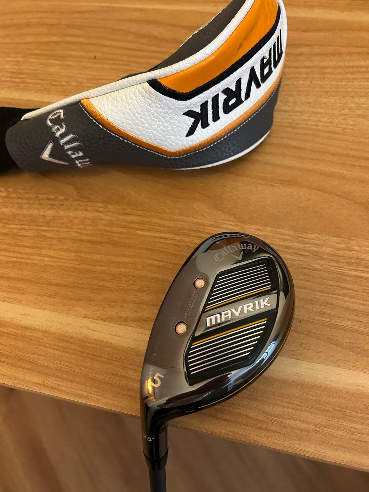 Callaway Mavrik hybride 5 linkshandig, Sport en Fitness, Ophalen of Verzenden, Zo goed als nieuw, Club, Callaway