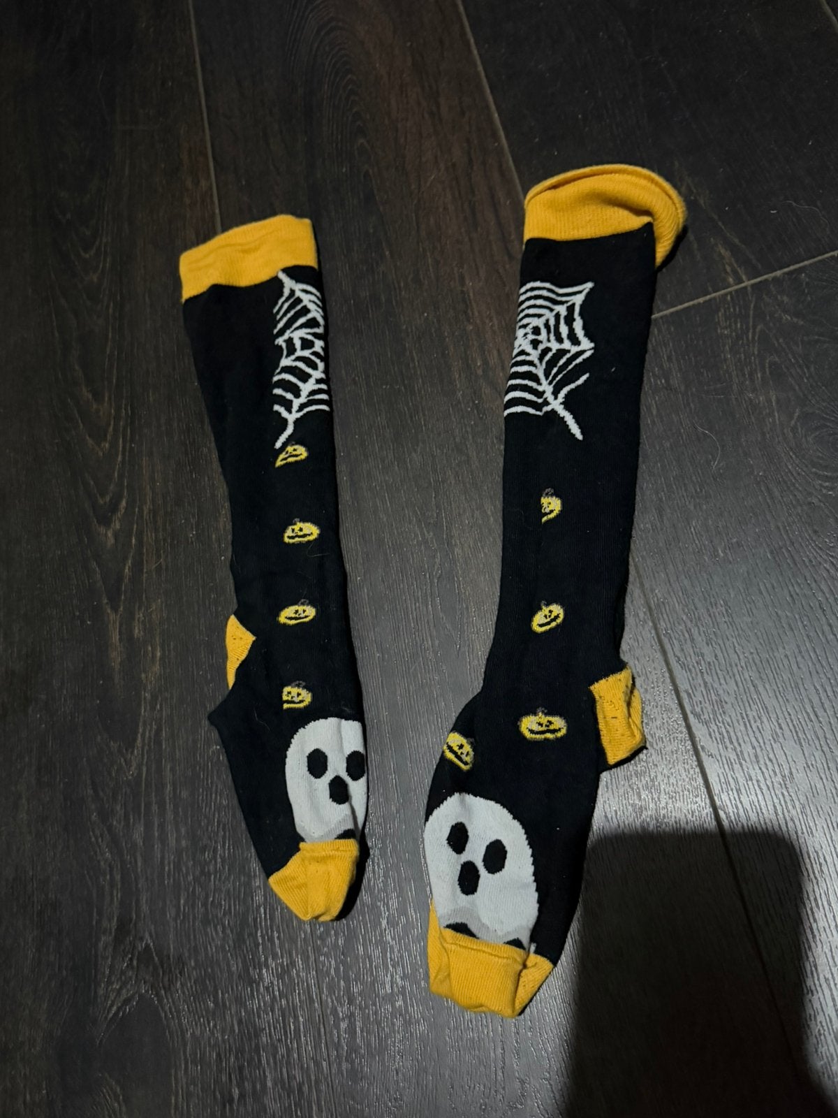 Paardrijsokken maat 38 halloween, Verzenden, Zo goed als nieuw, Zwart