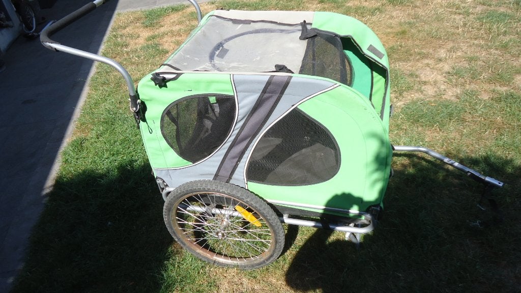 Hondenfietskar Doggy Faster, Fietsen en Brommers, Fietsaccessoires | Aanhangers en Karren, Ophalen, Gebruikt, Opvouwbaar, 20 tot 40 kg