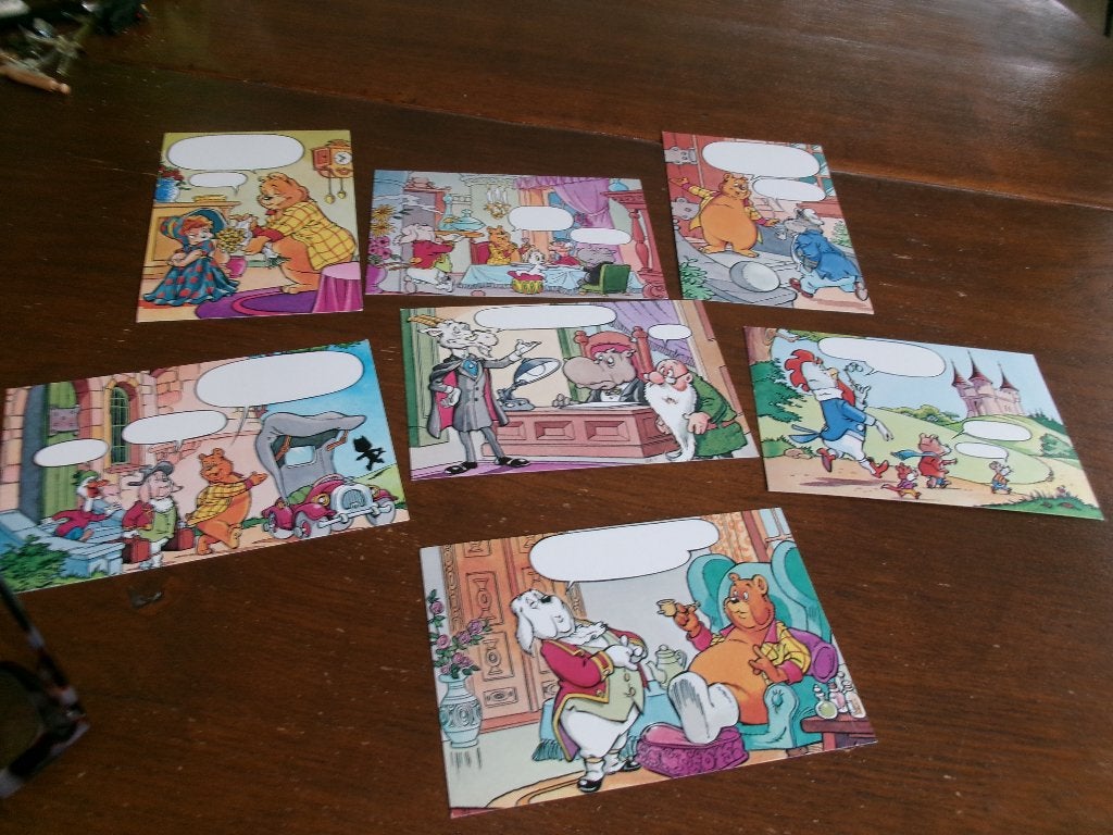 7  Olivier B Bommel   kaarten, Ophalen of Verzenden, Overige figuren, Zo goed als nieuw, Beeldje of Figuurtje