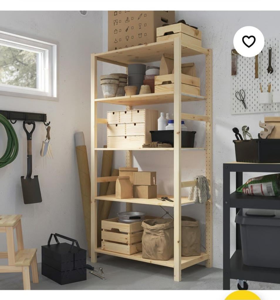 Stellingkast hout stelling kast, Ophalen, Gebruikt