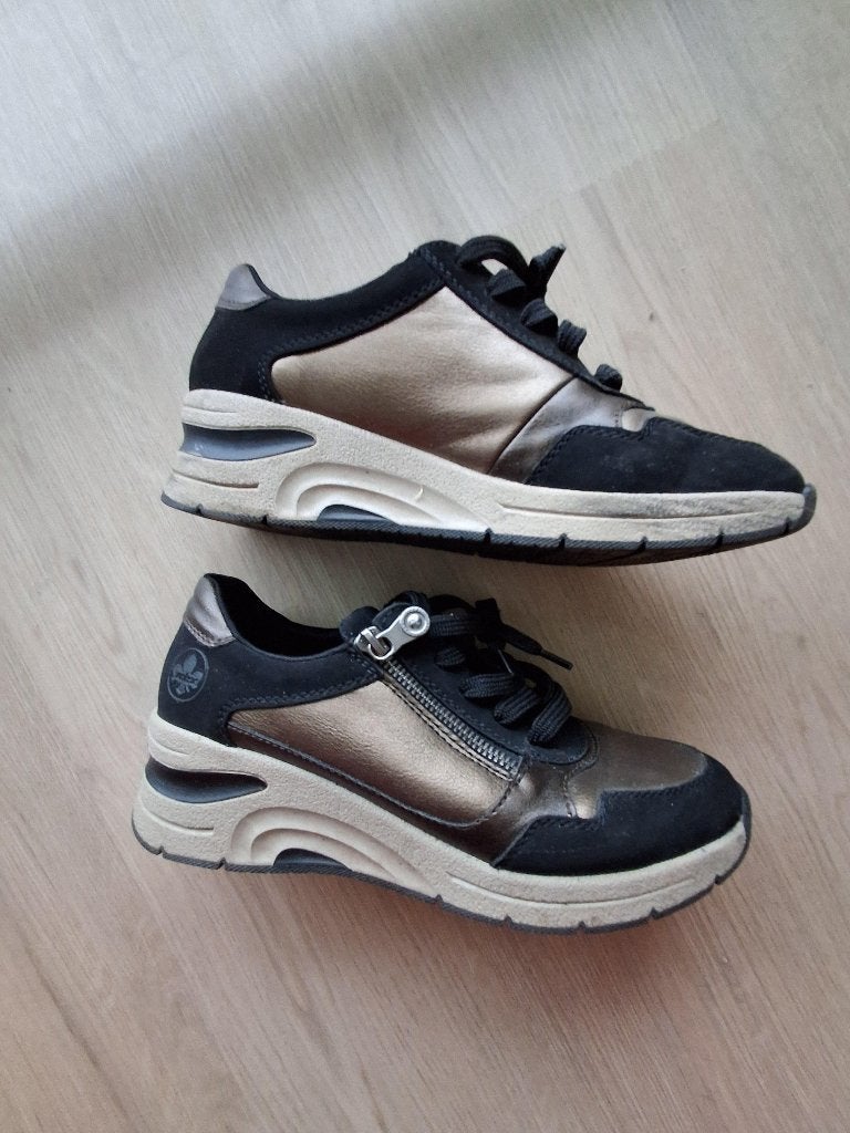 Rieker schoenen, Ophalen, Zwart, Rieker, Sneakers of Gympen