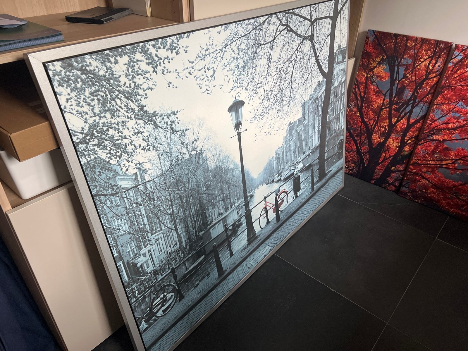 IKEA Afbeelding Amsterdam Fiets - 140x100 cm, Ophalen, Gebruikt, 125 cm of meer, Print