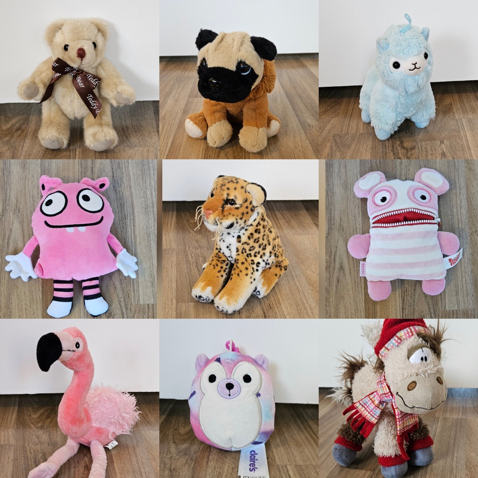 Pakket 9 knuffels, als nieuw, Ophalen of Verzenden, Zo goed als nieuw, Overige typen