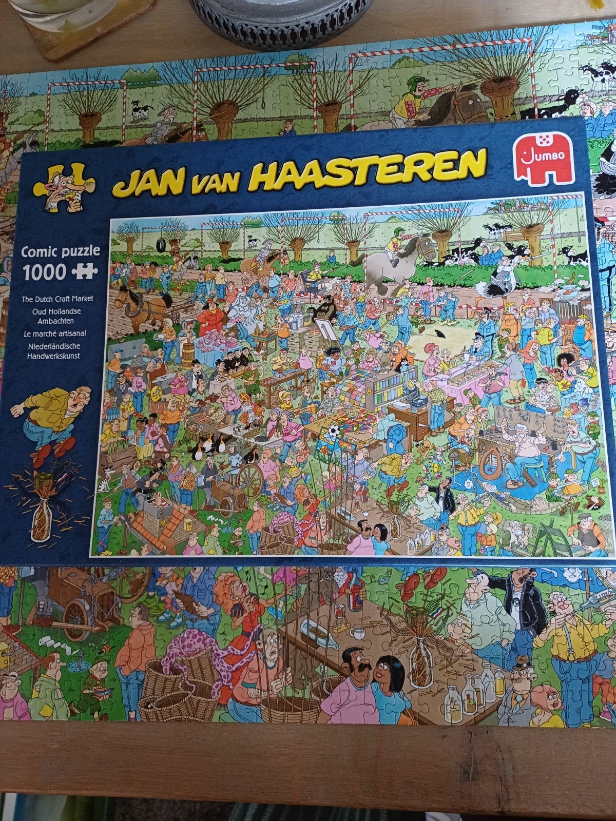 Jan van Haasteren - Oud Hollandse Ambachten 1000 stukjes, Een of twee spelers, Ophalen of Verzenden, Zo goed als nieuw, Jumbo