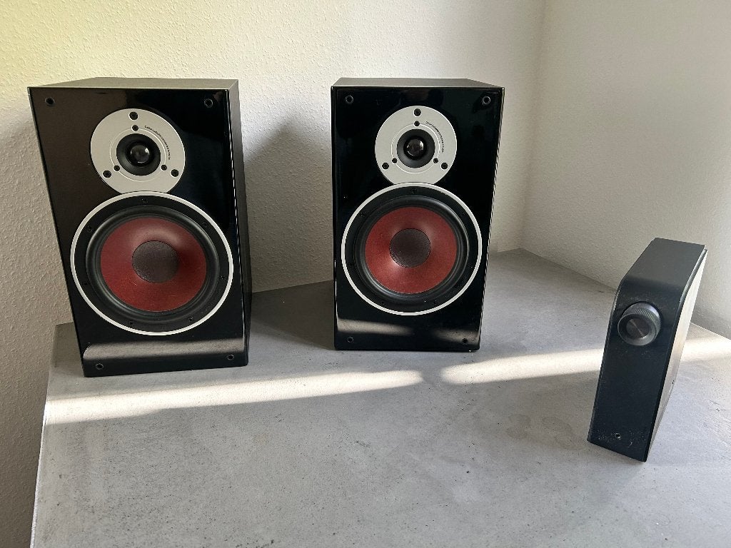 Dali Zensor 3 + NAD D 3020 Hybrid versterker, Ophalen, Gebruikt, Afstandsbediening, 60 tot 120 watt