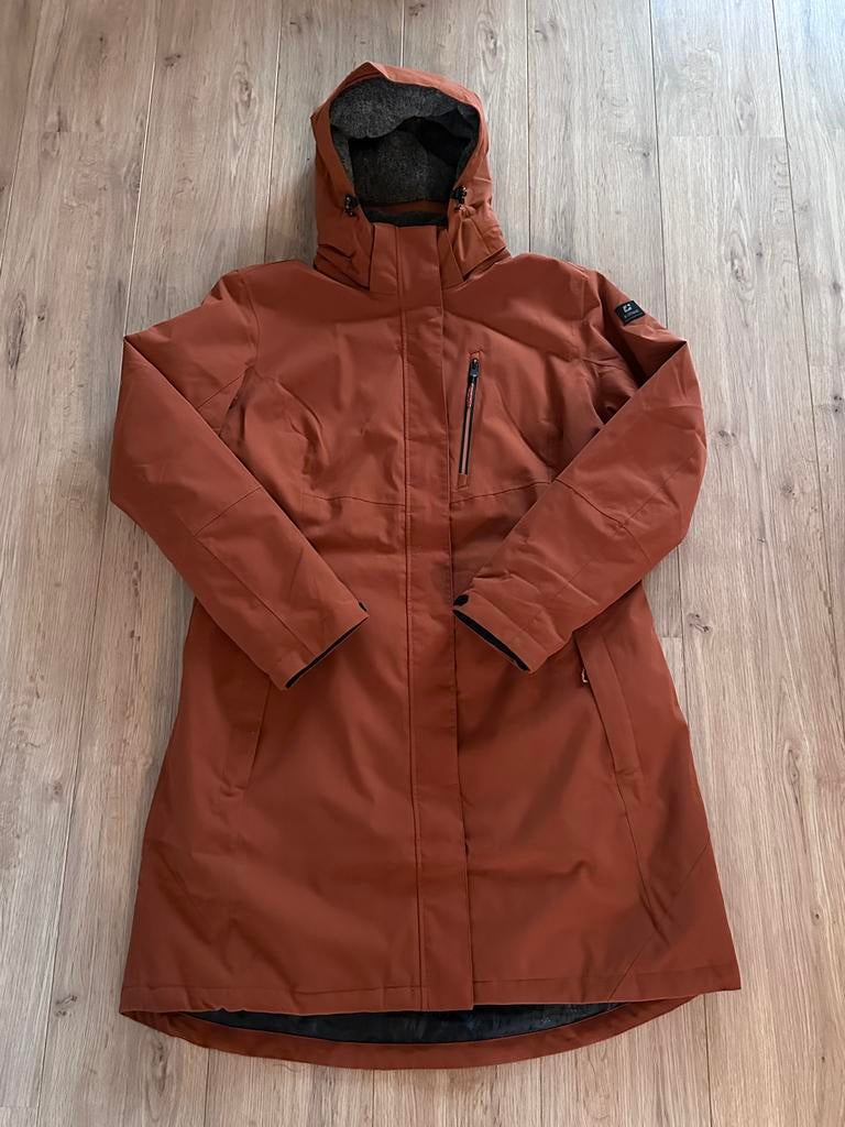 Killtec Parka Jas Dames Maat 46 - Nieuwstaat, Ophalen, Zo goed als nieuw, Maat 46/48 (XL) of groter, Bruin