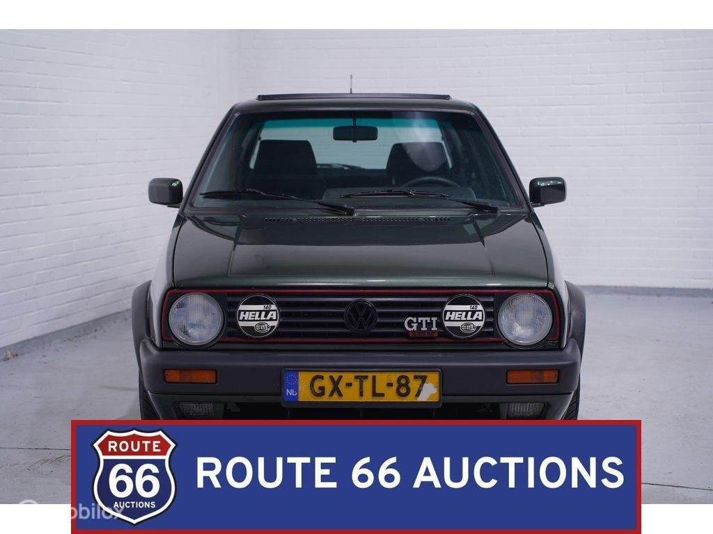 Volkswagen Golf GTI | 1989 | Route 66 Auctions, Auto's, Oldtimers, Overige carrosserieën, Volkswagen, Zwart, Bedrijf