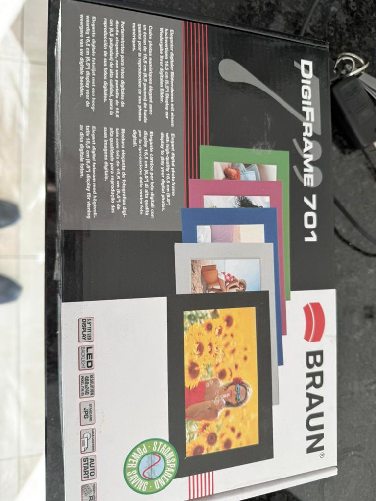 Braun Photo Technik DigiFrame 701, Ophalen of Verzenden, Nieuw, 8 tot 12 inch
