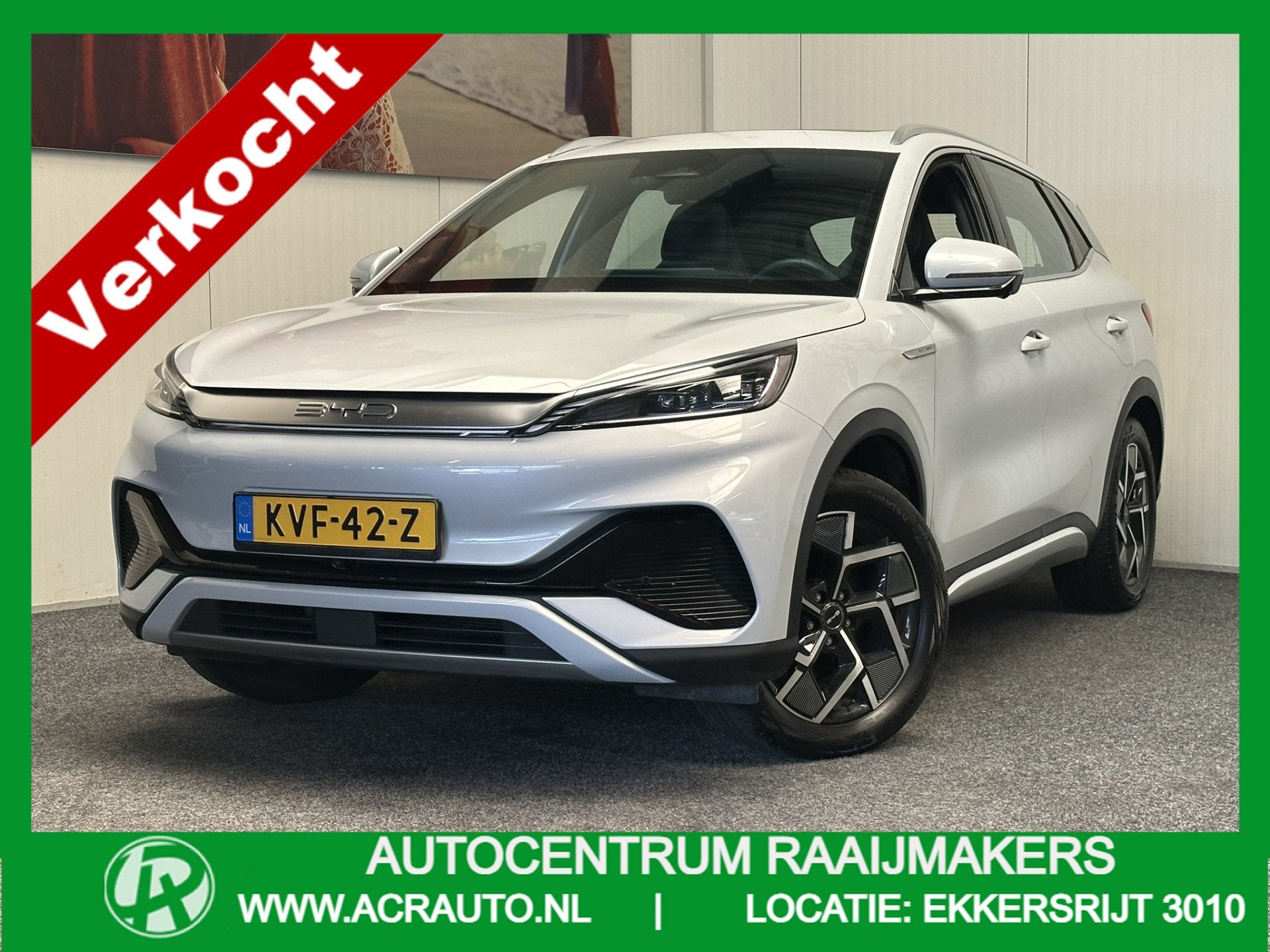 BYD ATTO 3 (SOH 95%) DESIGN 60 kWh WLTP 420 KM * 45 STUKS OP, Auto's, Dealer onderhouden, Gebruikt, Wit, 204 pk