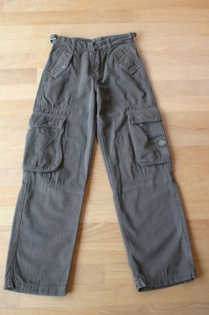 ZGAN: Timberland jongens workerbroek wijde br.pijpen; mt 152, Broek, Timberland, Ophalen of Verzenden, Zo goed als nieuw