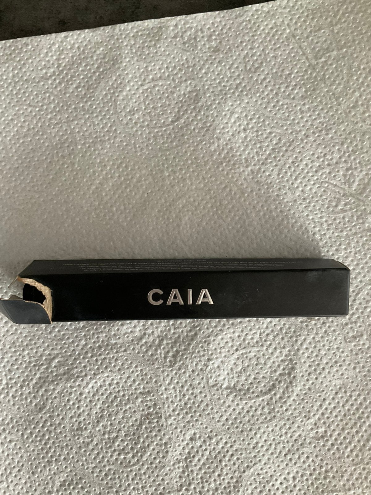 CAIA SNATCHED EYELINER  ZWART, Ogen, Zwart, Ophalen of Verzenden, Zo goed als nieuw