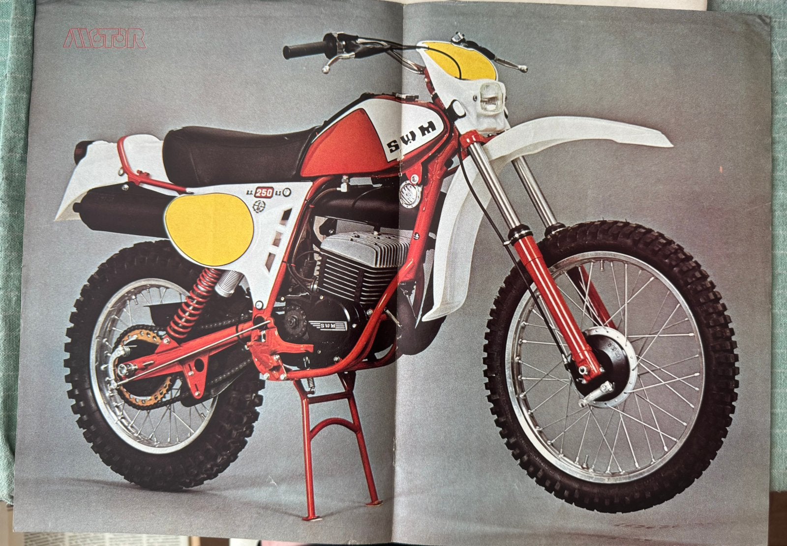 Poster S.W.M. GS 250, Verzenden, Zo goed als nieuw, Motoren