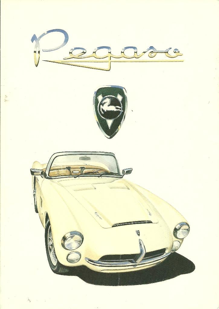 Pegaso cabriolet folder, Ophalen of Verzenden, Zo goed als nieuw, Overige merken