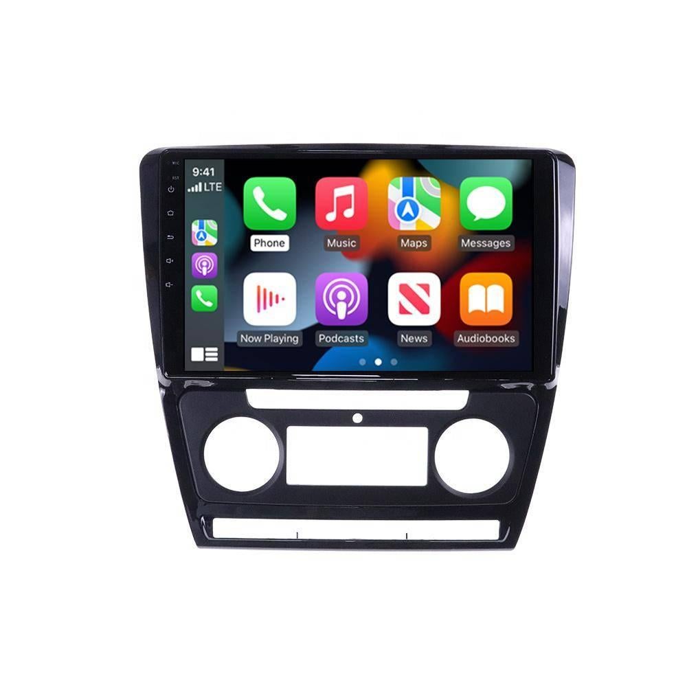 Navigatie skoda octavia II 2004 apple carplay android 15 usb