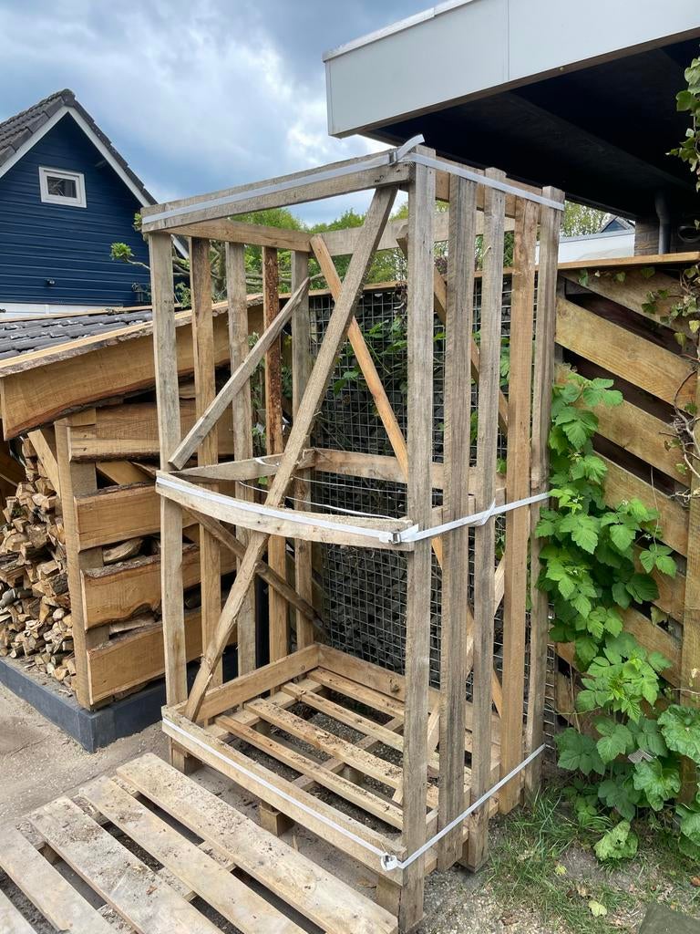 Gratis hout voor brandhout of stapelen, hulp bij zagen, Ophalen of Verzenden, Gebruikt, 250 cm of meer, Overige typen