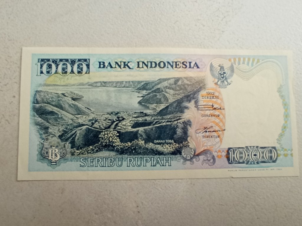 Indonesië 1000 rupiah 1992., Ophalen of Verzenden, Zuidoost-Azië, Los biljet