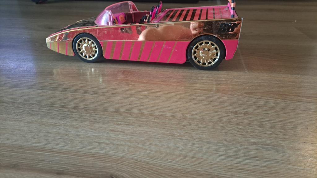 Vintage roze en gouden speelgoedauto 'Speedmatic', Ophalen, Gebruikt