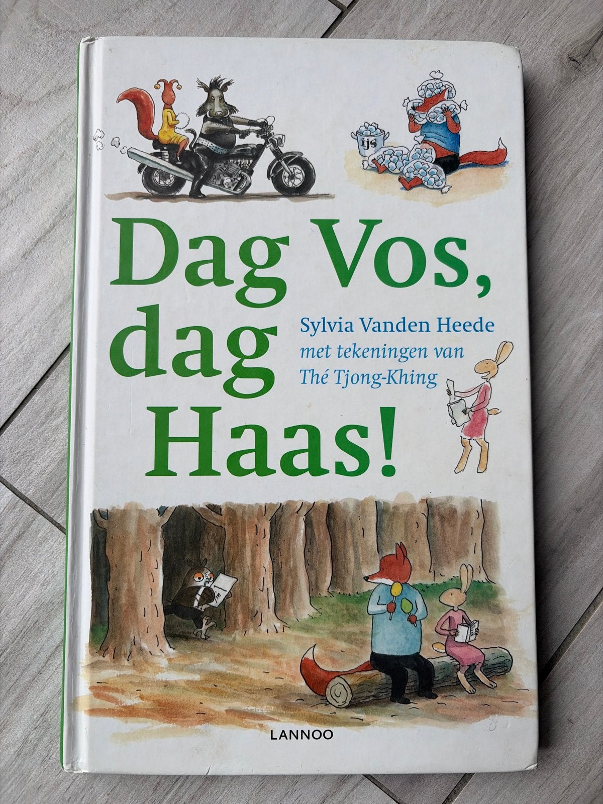 Dag Vos, dag Haas! - Sylvia Vanden Heede, Ophalen of Verzenden, Zo goed als nieuw, Fictie algemeen