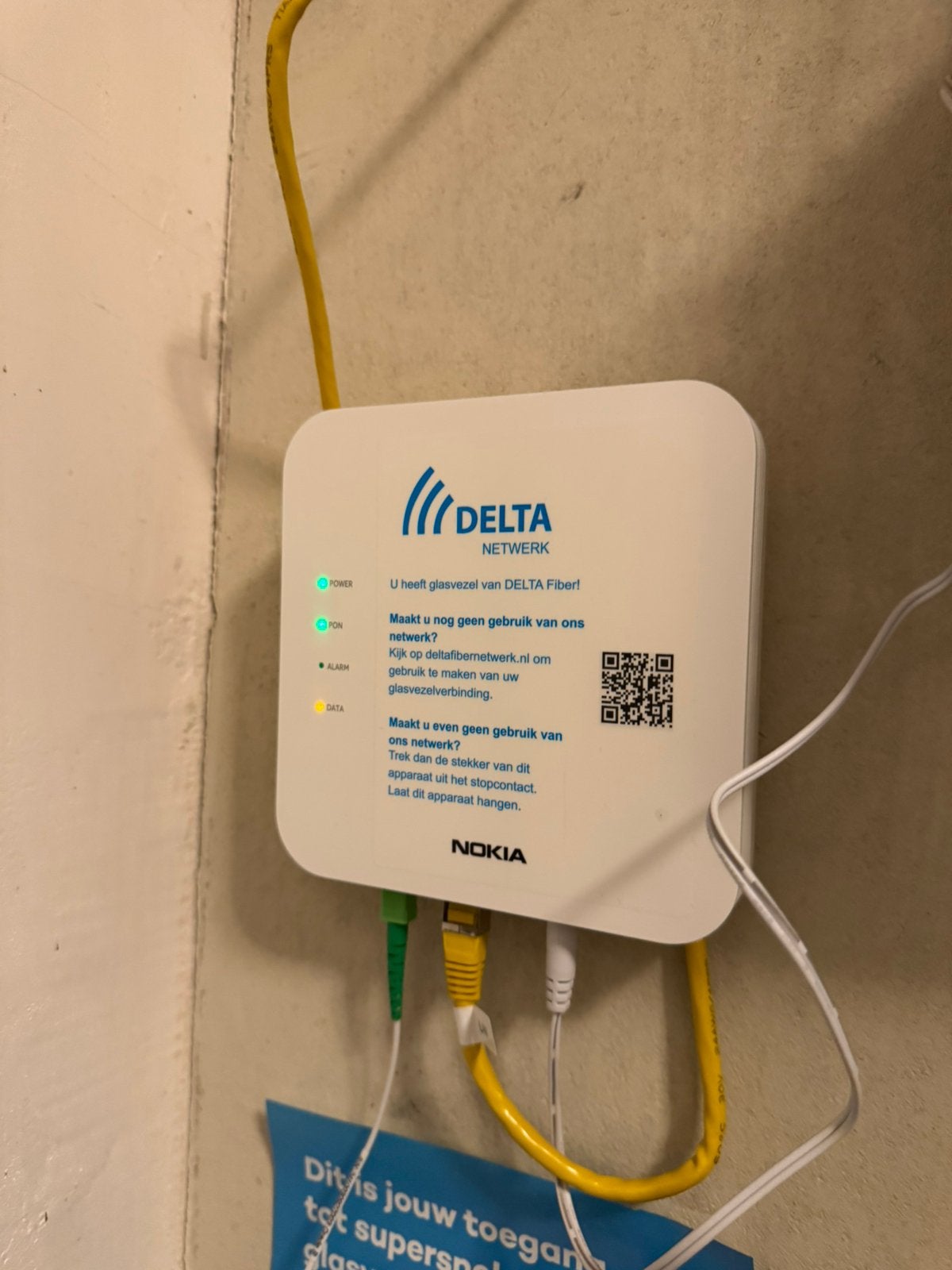 Glasvezel herstel/verplaatsing, Computers en Software, Routers en Modems, Ophalen, Zo goed als nieuw