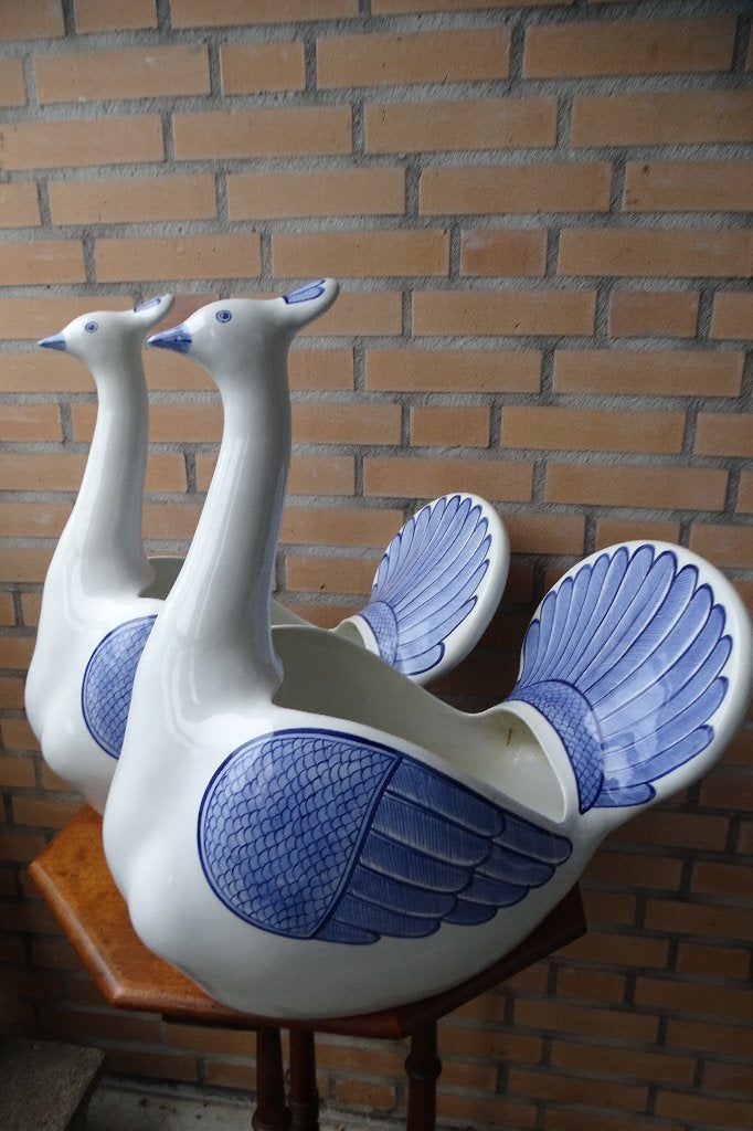 Pauw, porselein, Ophalen, Gebruikt, Binnen, Minder dan 25 cm