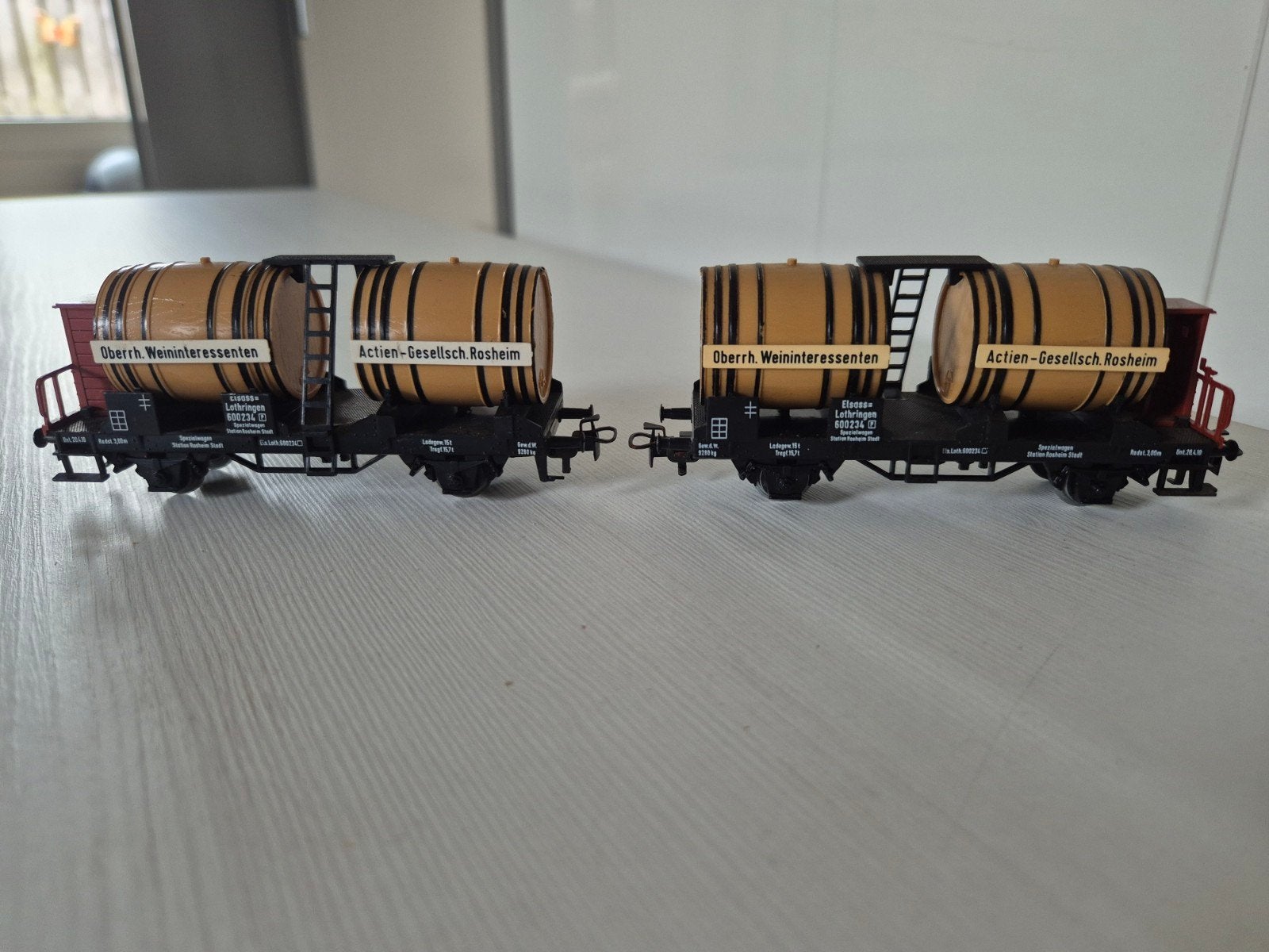 4 Nette Märklin wijnwagons 4432/4510, Wisselstroom, Gebruikt, Wagon, Ophalen of Verzenden