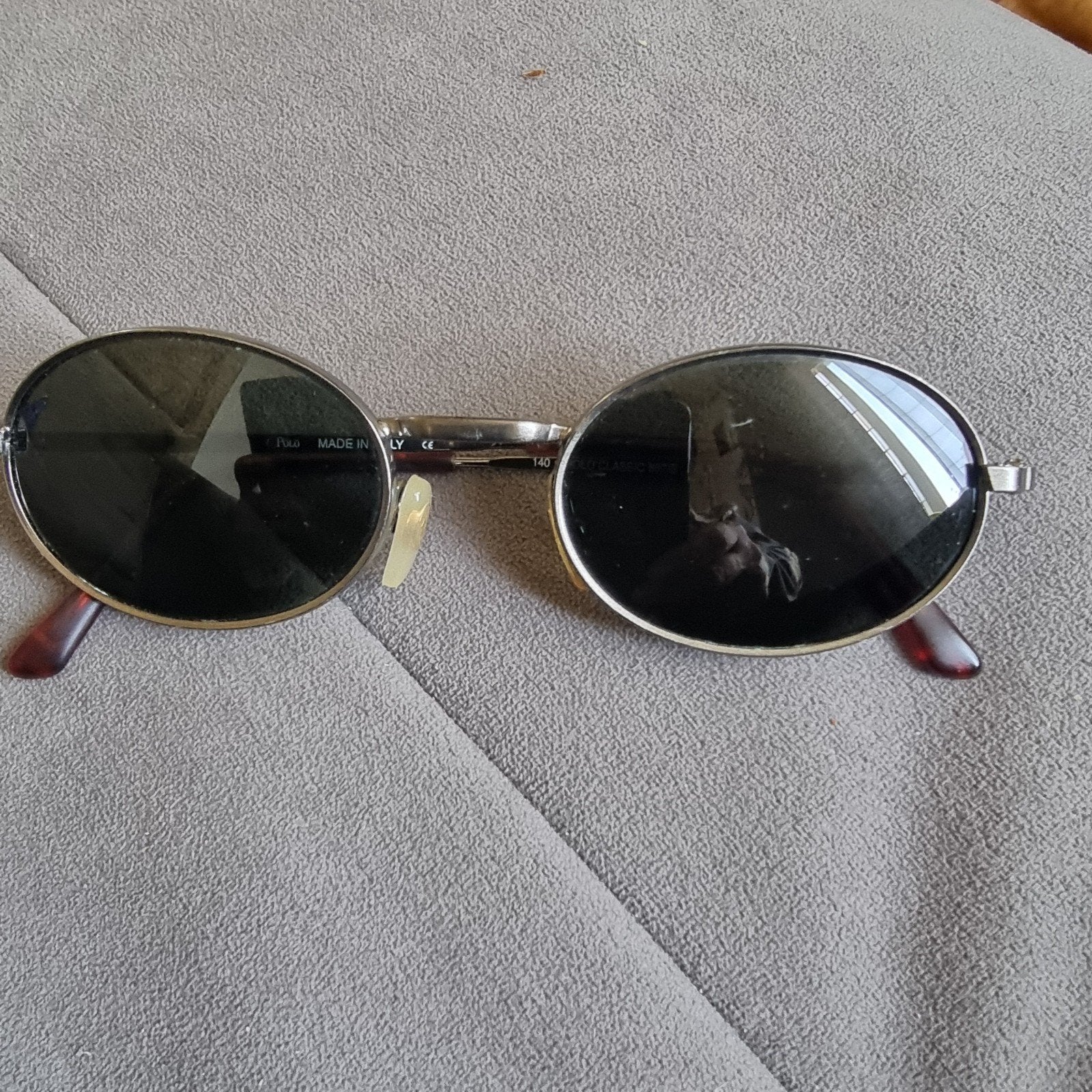 Vintage Ralph Lauren Polo zonnebril, Ophalen of Verzenden, Bruin, Ralph Lauren
