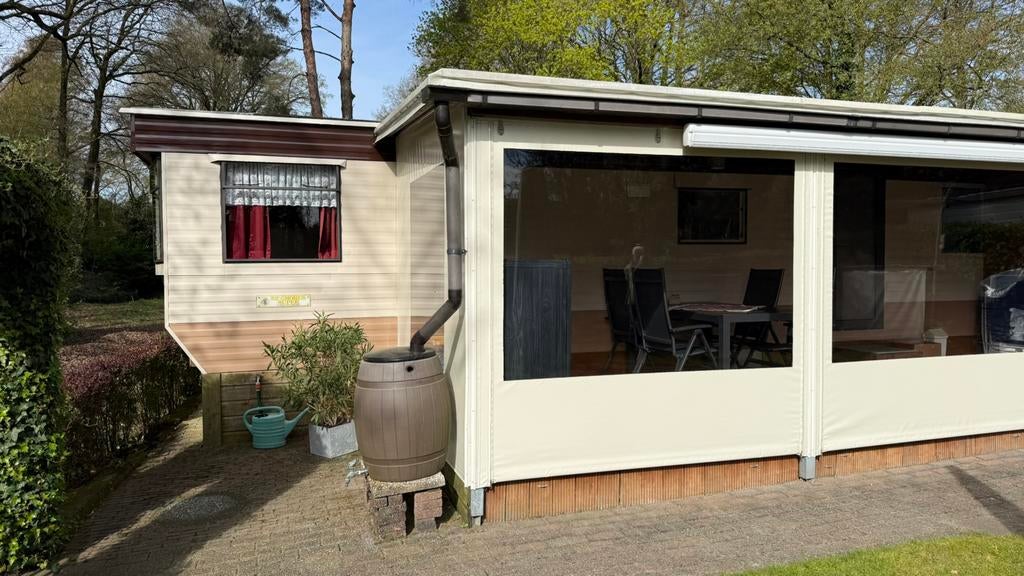 Stacaravan in superstaat 3.66x9.75 Buitenkansje, Caravans en Kamperen, Stacaravans, Tot en met 2