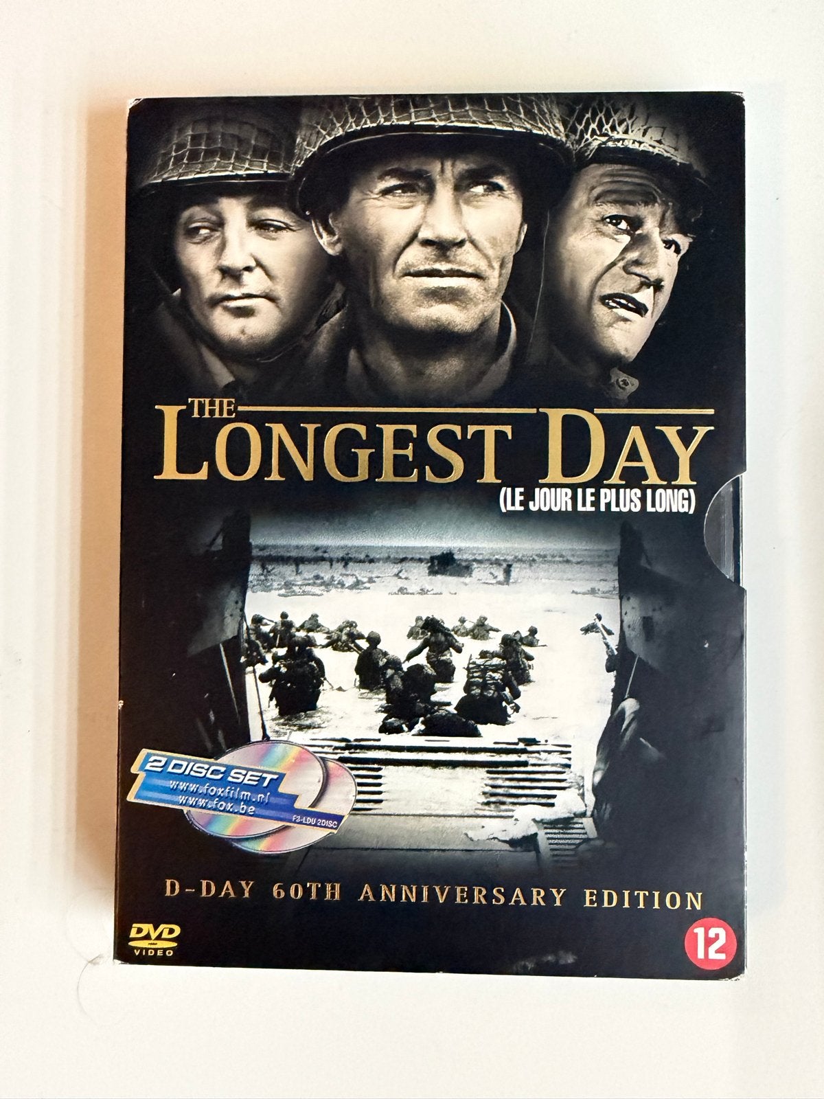 The Longest Day (D-Day 60th Anniversary Edition) DVD, Nederlands, Ophalen of Verzenden, Oorlog, Vanaf 12 jaar