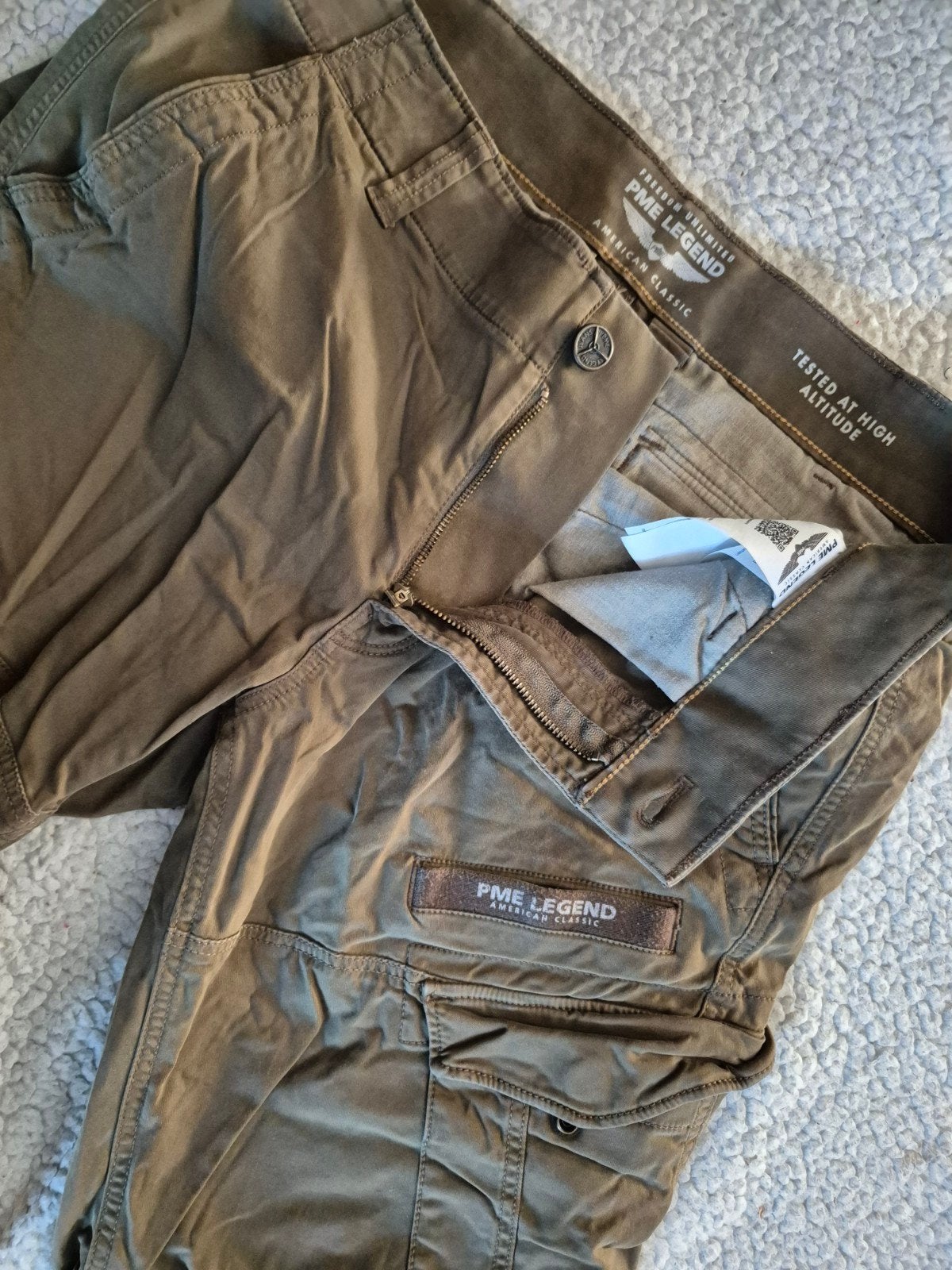 Pme Legend Pall Mall jeans Cargo broek Nordrop Maat 34/32, Kleding | Heren, Overige kleuren, Verzenden, ., Zo goed als nieuw