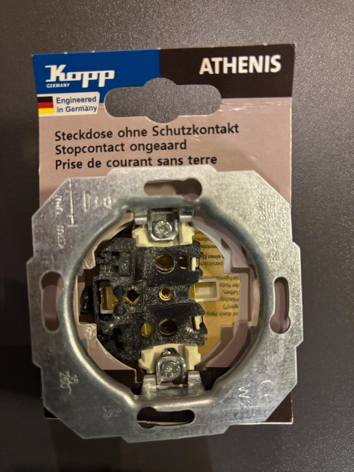 Kopp Athenis stopcontact en schakelaar, Ophalen of Verzenden, Nieuw, Schakelaar