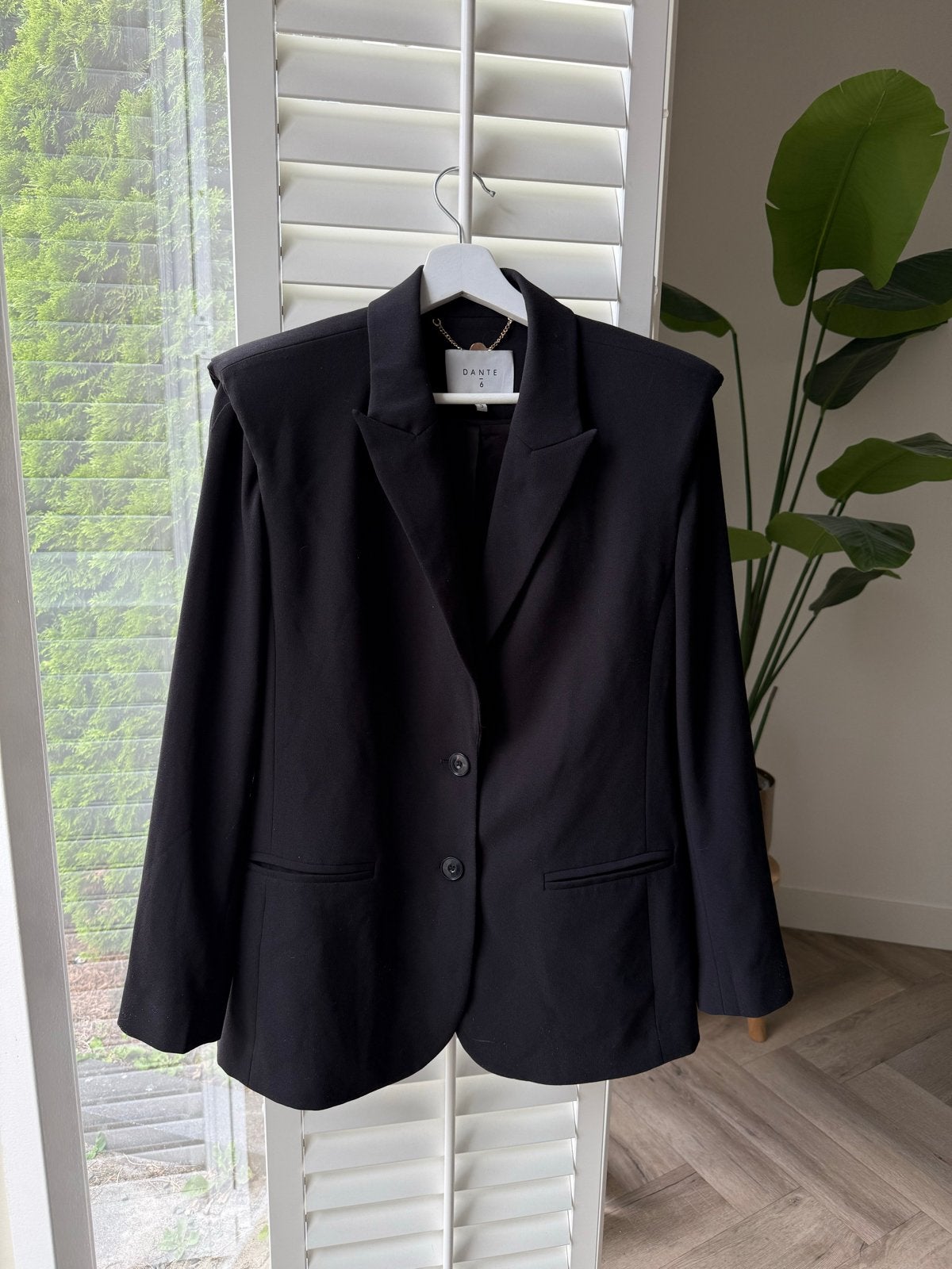 Dante6 oversized zwarte blazer maat M, Maat 38/40 (M), Zwart, Ophalen of Verzenden, Zo goed als nieuw