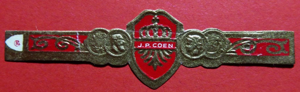 J.P. Coen sigarenbandje, Ophalen of Verzenden, Gebruikt, Sigarenbandjes
