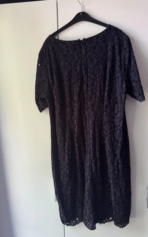 Peek & Cloppenburg jurk donker blauw, Maat 42/44 (L), Zo goed als nieuw, Onder de knie, Peek & cloppenburg