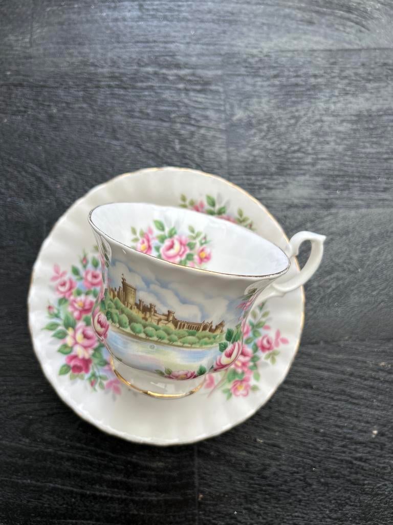 Royal Albert England's Glory Kop en Schotel - Vintage Porsel, Ophalen