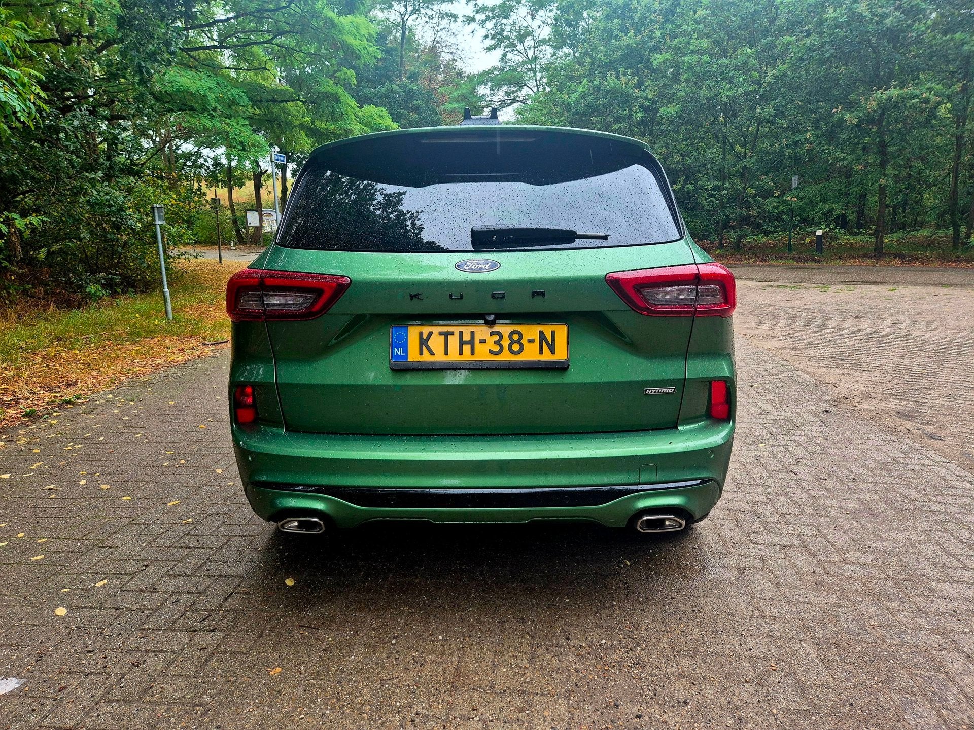 Ford Kuga 2.5 FHEV ST-Line X Black Pack geen stekker, Zwart, 1589 kg, Bedrijf, Nieuw