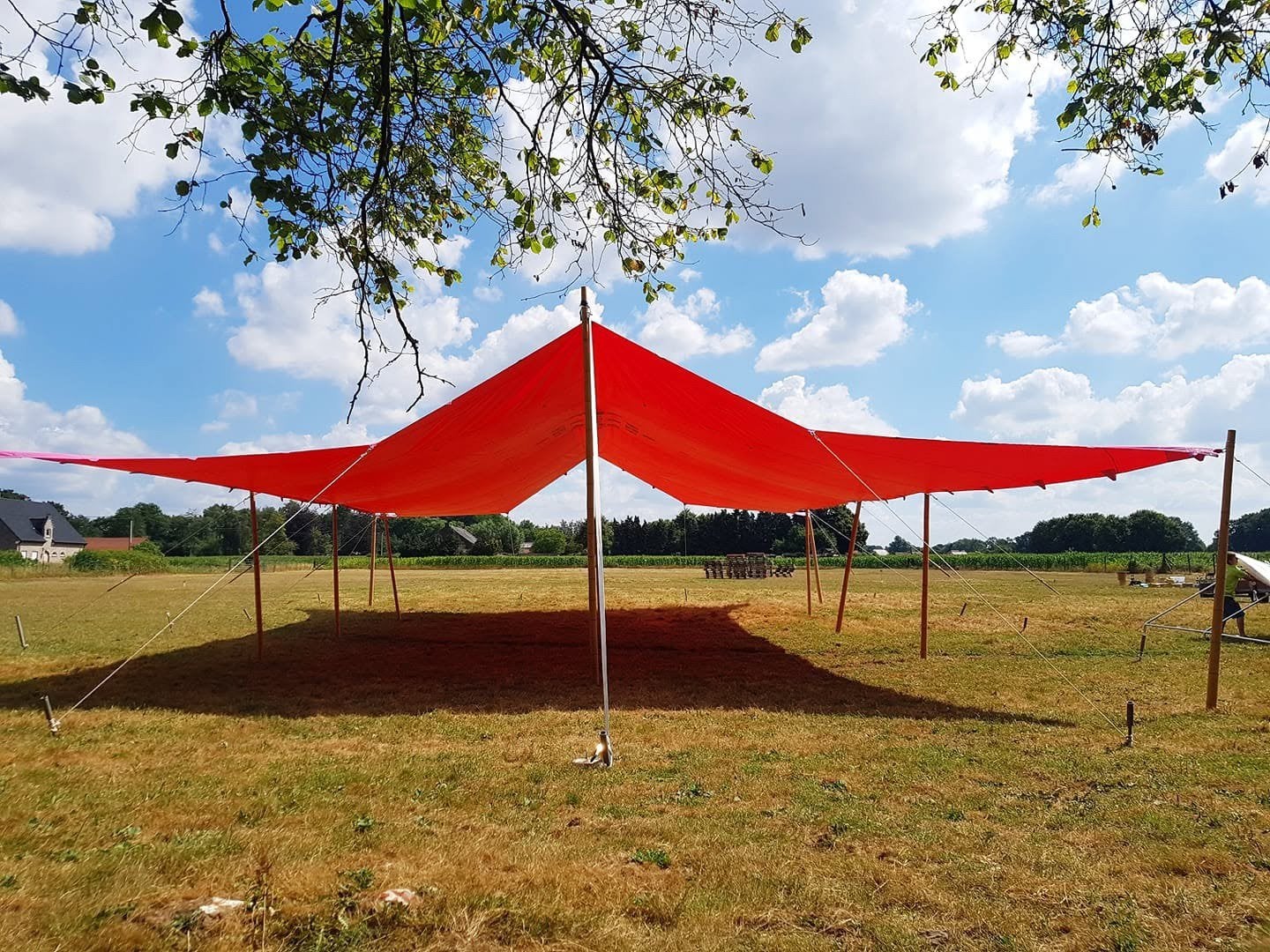 STRETCHTENT TE HUUR - 10 x 15 meter, Ophalen, Nieuw, Geboorte of Huwelijk