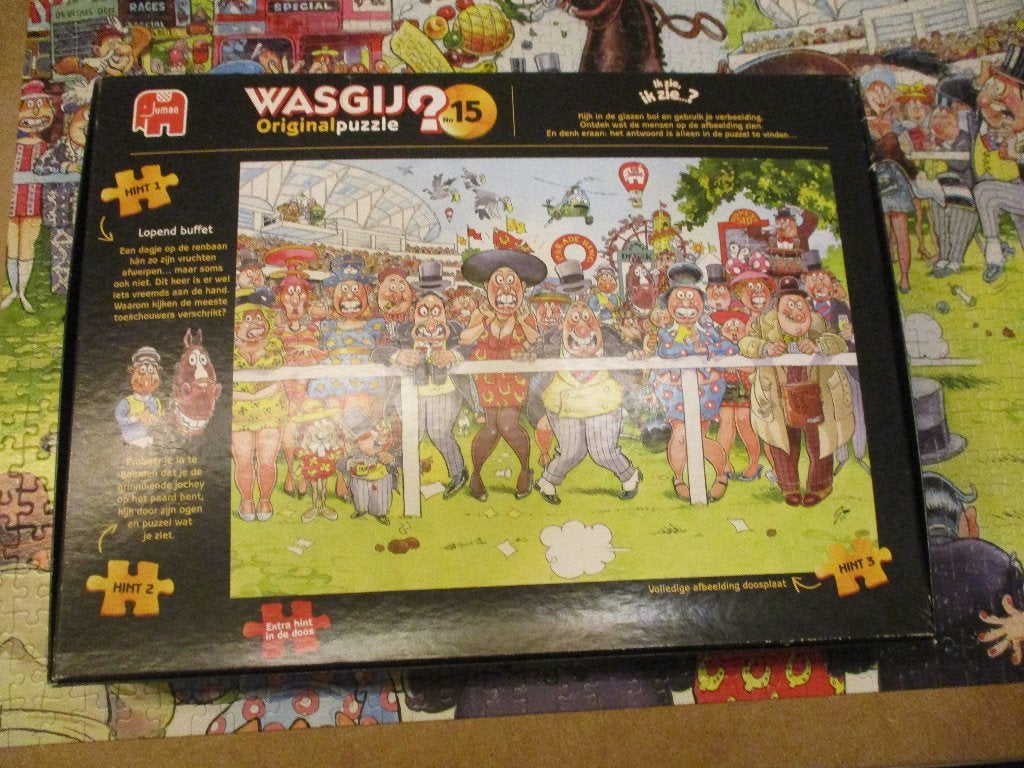 Jumbo Wasgij Orginal Puzzle no 15, Ophalen of Verzenden, 500 t/m 1500 stukjes, Zo goed als nieuw, Legpuzzel