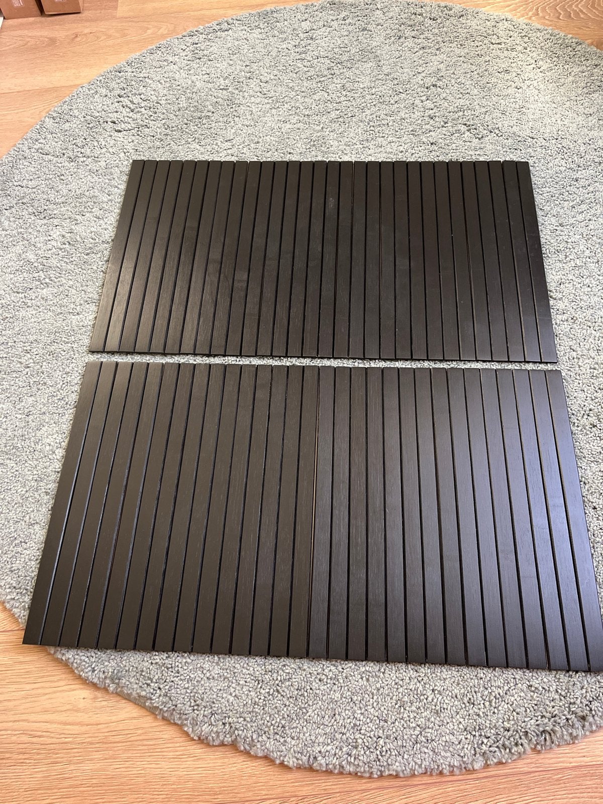 IKEA Rödeby armleuningbakjes - 2 stuks, zwart, Ophalen, Hout, Zwart, Zo goed als nieuw
