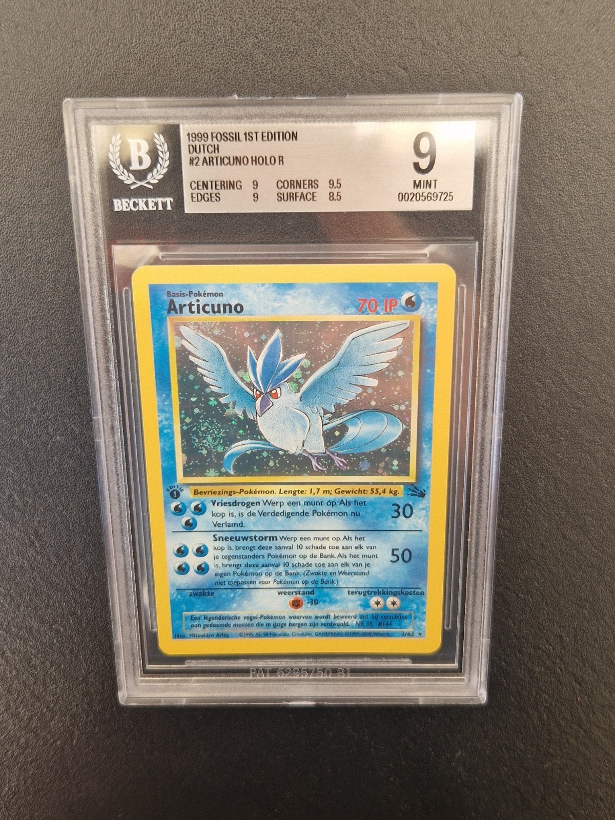 Articuno fossil Dutch, Ophalen of Verzenden, Zo goed als nieuw