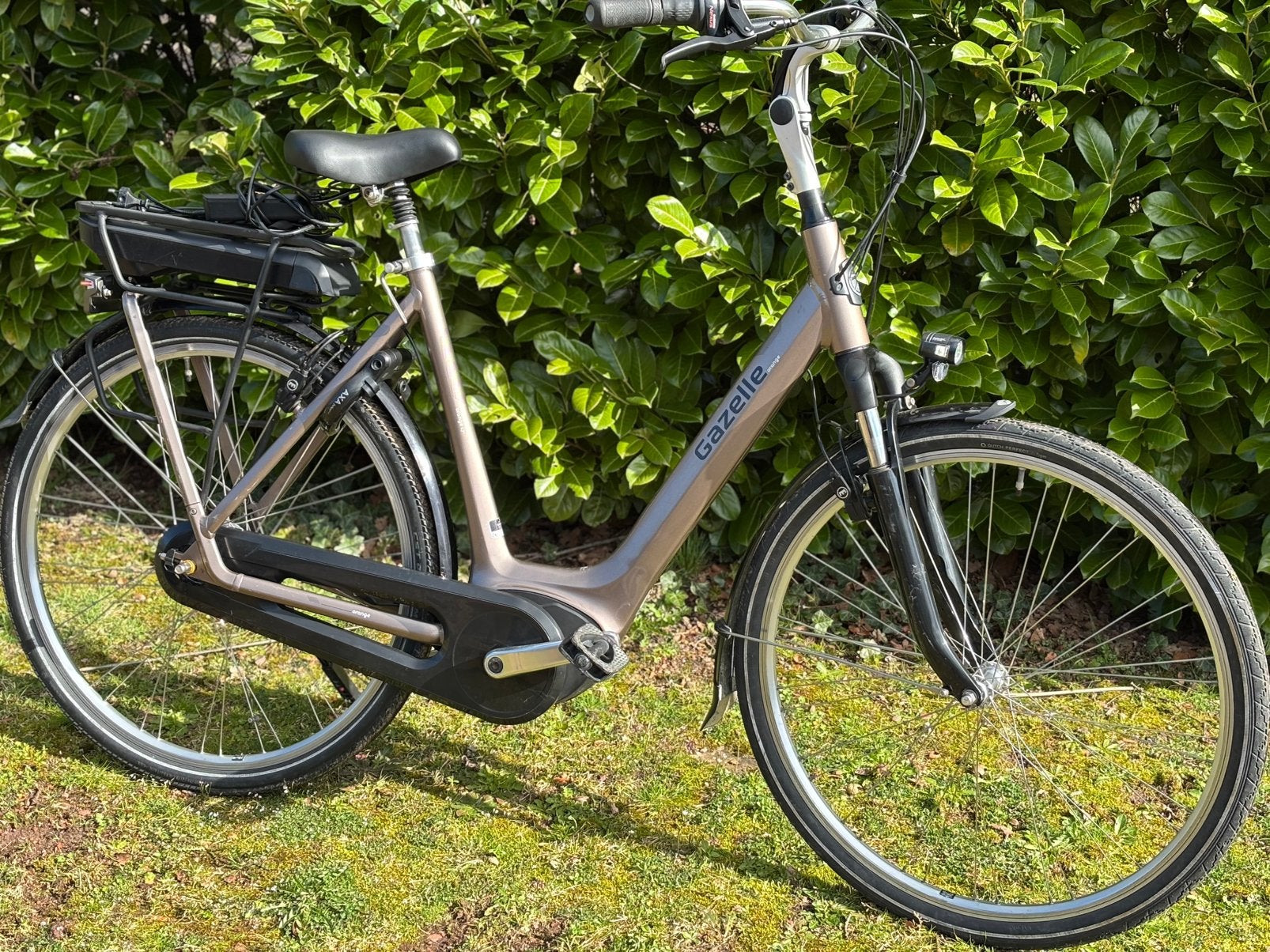 Gazelle Orange C7+ Hmb D57, Ophalen, Zo goed als nieuw, 50 km per accu of meer, 55 tot 59 cm