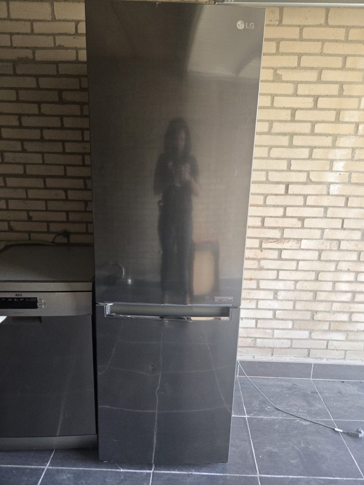 LG Koel-vriescombinatie - Goede Staat, 200 liter of meer, 60 cm of meer, Met aparte vriezer, Zo goed als nieuw