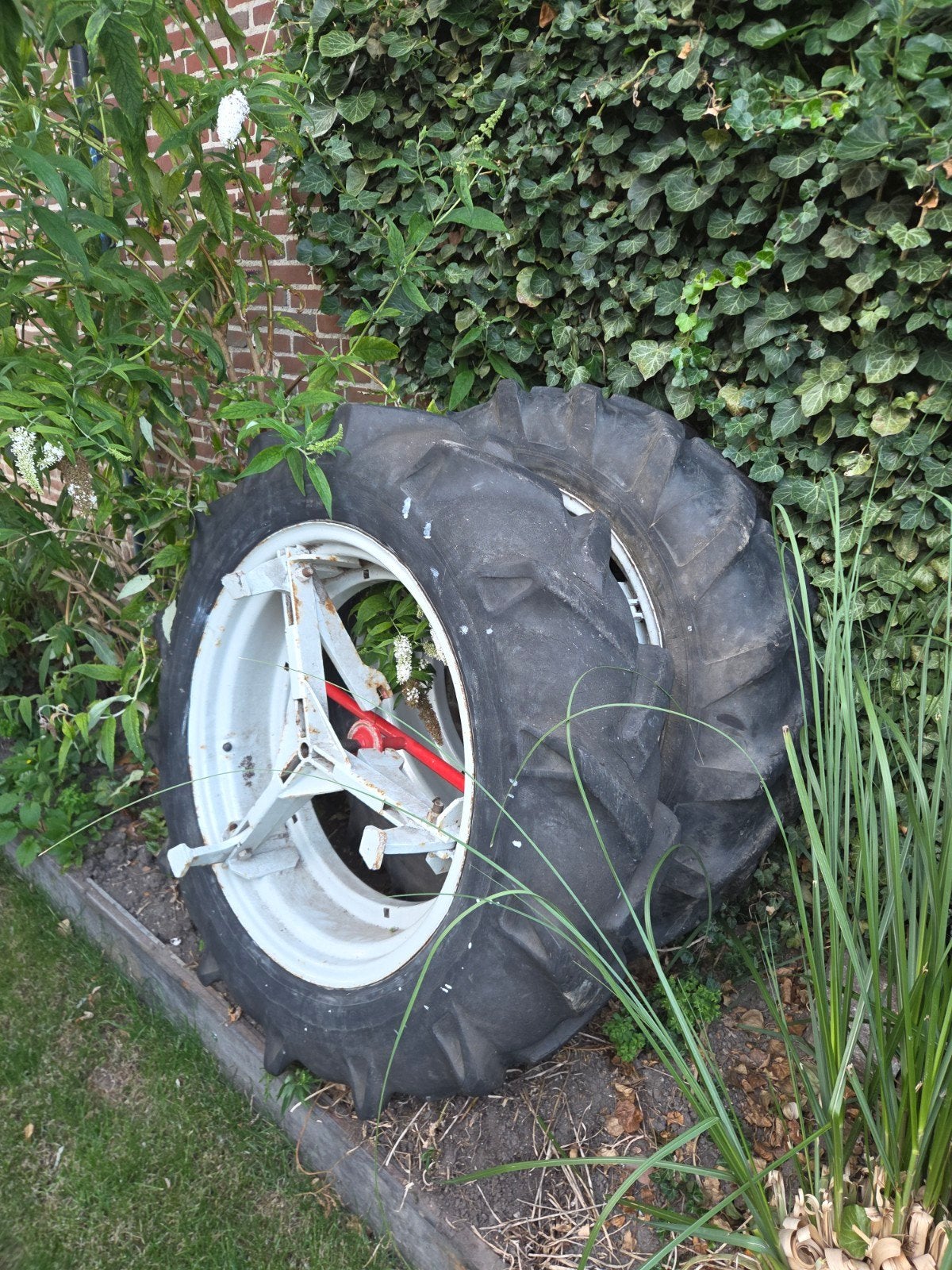 Dubbellucht wielen voor Fordson Dexta, Ophalen