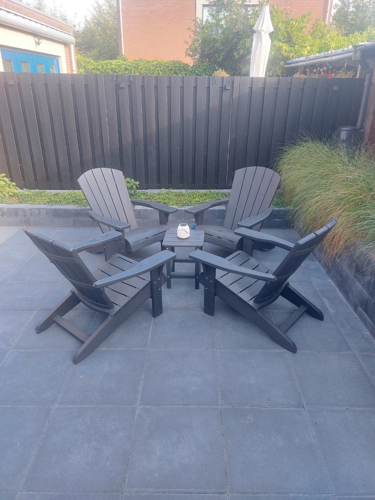 Keter Tuinset: 4 Adirondack stoelen en bijzettafel, Ophalen of Verzenden
