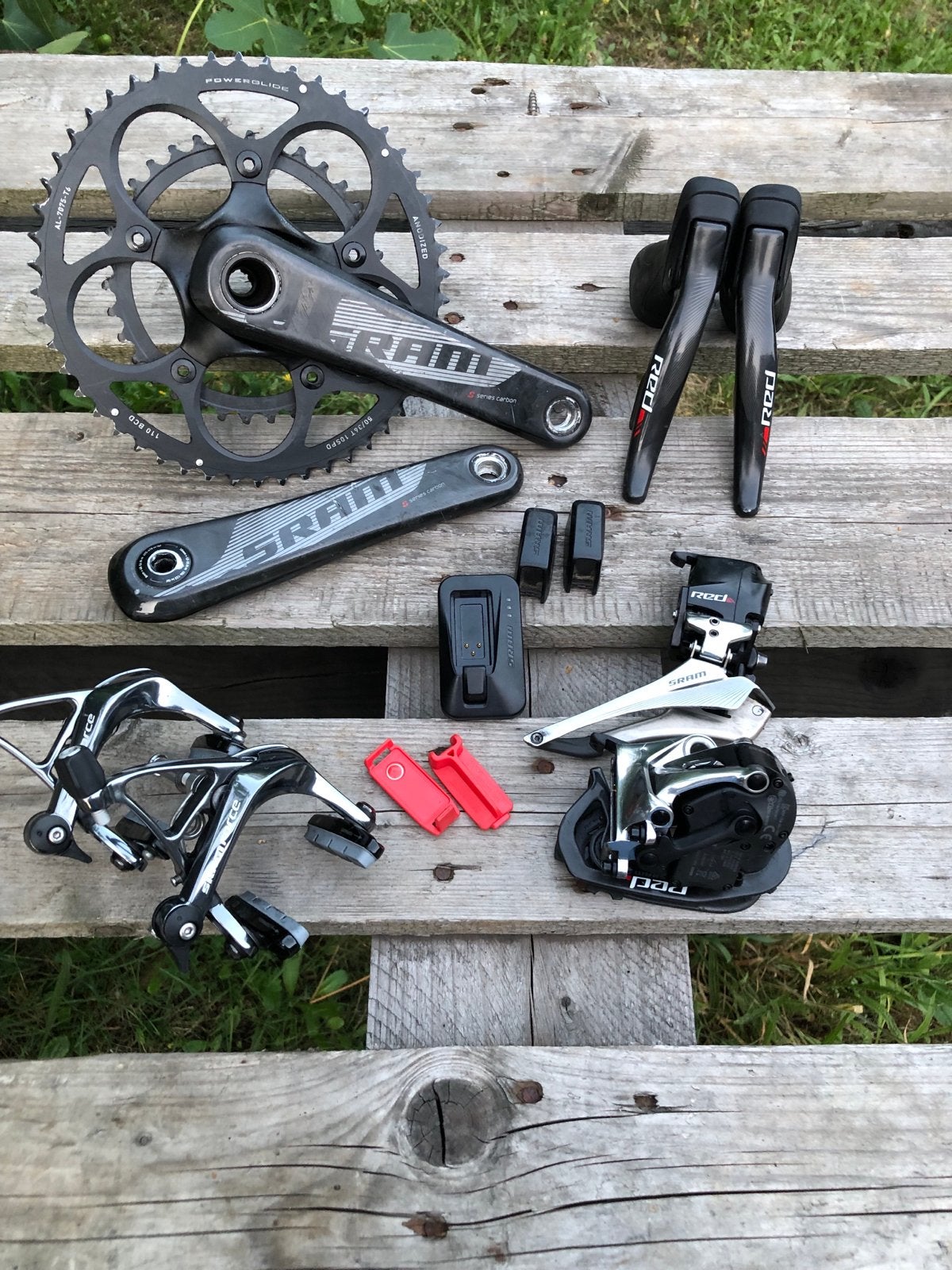 SRAM Red eTap 11-speed Groepset - Compleet, Fietsen en Brommers, Fietsonderdelen, Gebruikt, Ophalen of Verzenden, Derailleur of Ketting