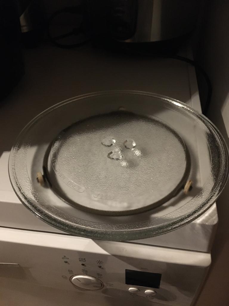 Microwave magnetron onderdeel draaischijf glas, Ophalen of Verzenden, Zo goed als nieuw, Magnetron, Draaiplateau