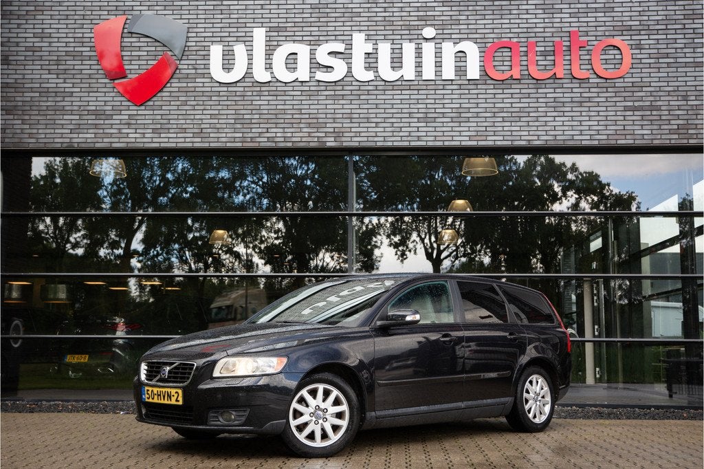 Volvo V50 1.8 Edition I , Trekhaak, Cruise control,, Auto's, Voorwielaandrijving, Gebruikt, 4 cilinders, Zwart